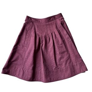 Marc Jacobs A-Line Skirt in Rich Purple